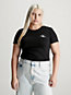 keepsake blue / ck black 2er-pack schmale t-shirts für damen - calvin klein jeans