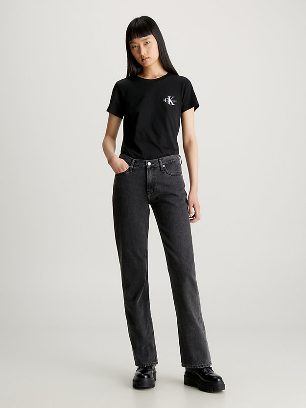 pink amour / ck black 2-pack slim t-shirts voor dames - calvin klein jeans