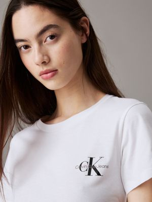 bright white/bella 2 pack slim t-shirts for women calvin klein jeans