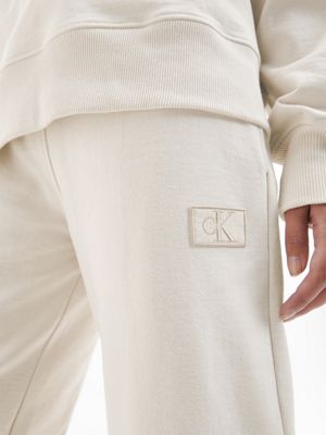 EGGSHELL Relaxed Recycled Cotton Joggers for women CALVIN KLEIN JEANS