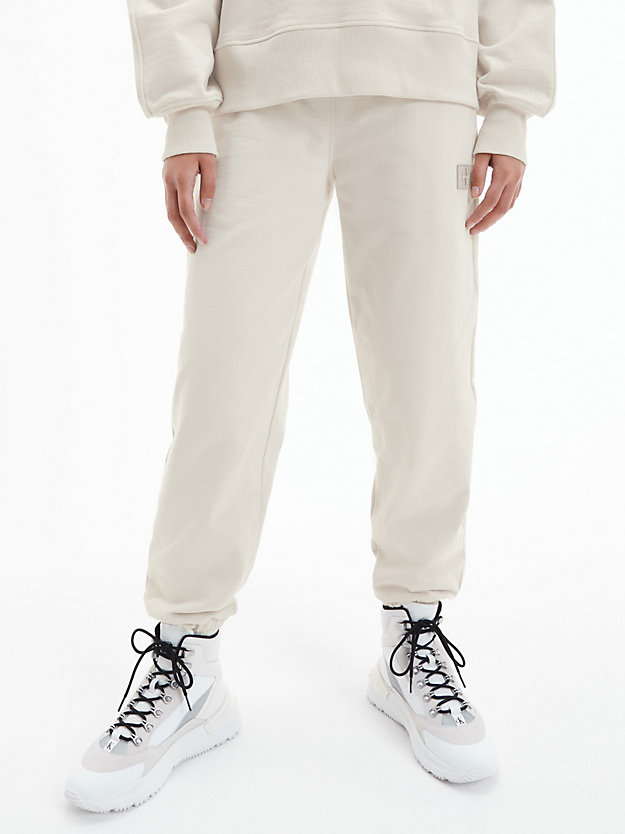 EGGSHELL Relaxed Recycled Cotton Joggers for women CALVIN KLEIN JEANS