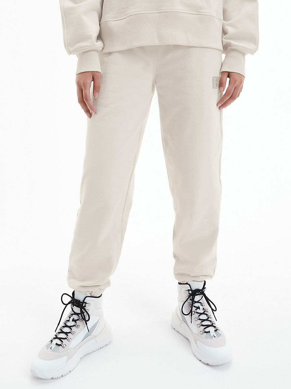 EGGSHELL Pantalon De Jogging Relaxed En Coton Recyclé undefined femmes Calvin Klein