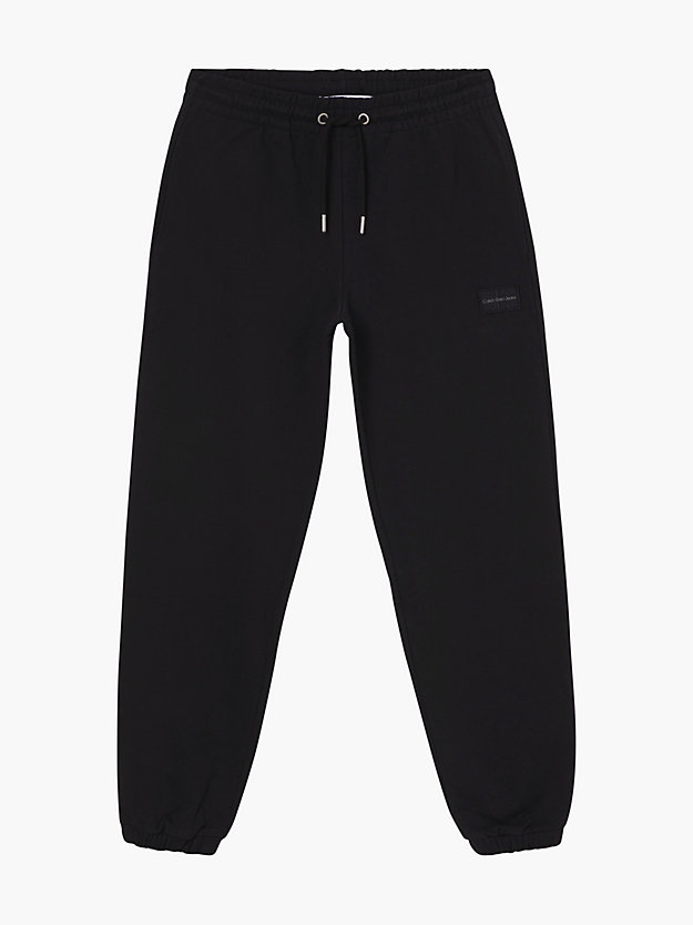 CK BLACK Relaxed Recycled Cotton Joggers for women CALVIN KLEIN JEANS