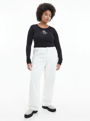 CK BLACK Body z długim rękawem dla Kobiety CALVIN KLEIN JEANS