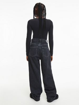CK BLACK Body z długim rękawem dla Kobiety CALVIN KLEIN JEANS