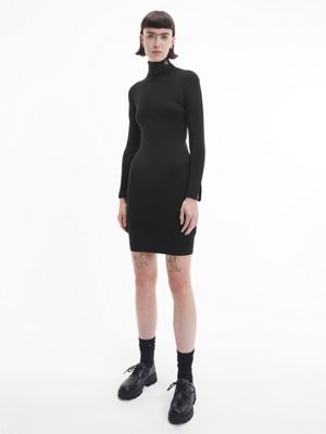 Vestido cuello vuelto Calvin Klein® |