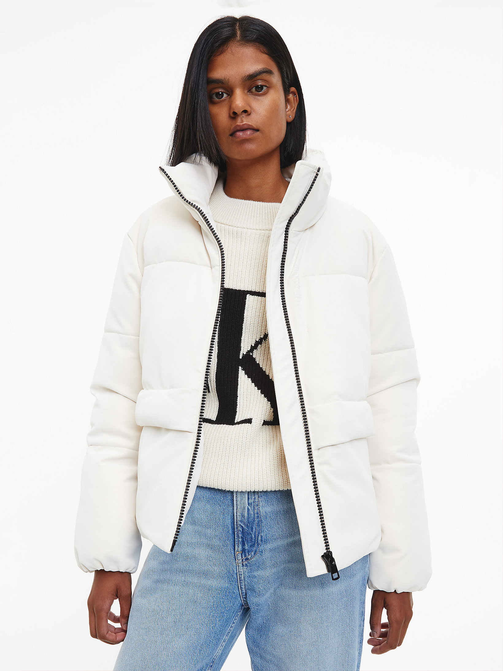 Faux Suede Puffer Jacket Calvin Klein® | J20J219906ACF