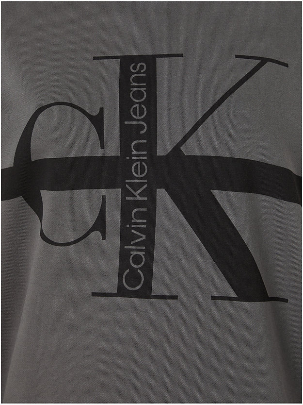 INDUSTRIAL GREY Swobodna bluza z monogramem dla Kobiety CALVIN KLEIN JEANS