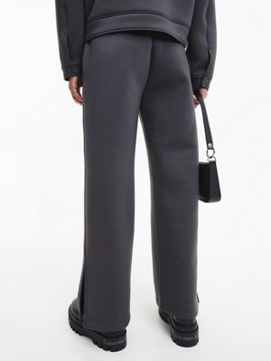 INDUSTRIAL GREY Relaxed Split Hem Joggers for women CALVIN KLEIN JEANS