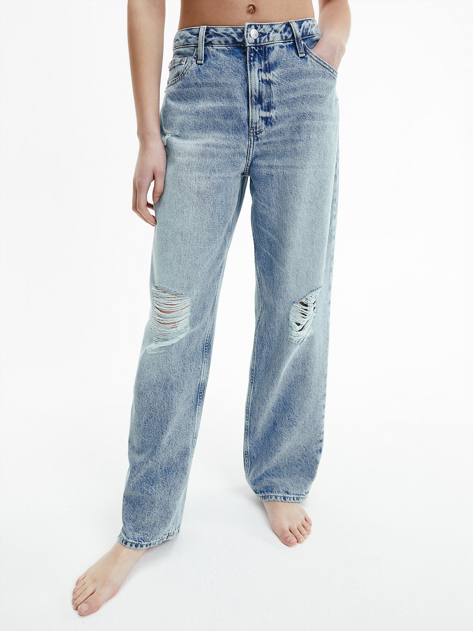 Jeans Straight Estilo Años 90 > Denim Light > undefined mujer > Calvin Klein