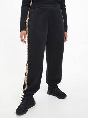 calvin klein logo tape joggers