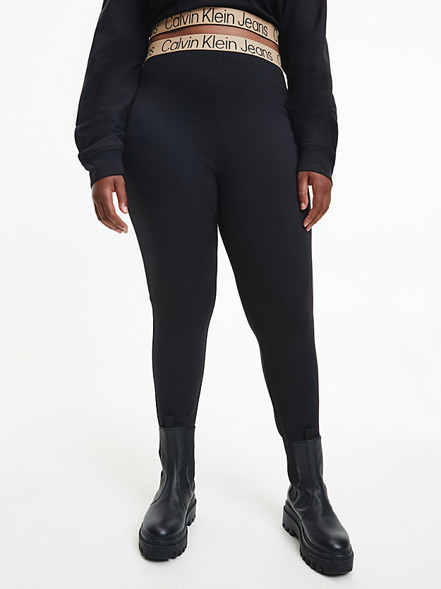 CK BLACK Legging grande taille en jersey Milano for femmes CALVIN KLEIN JEANS