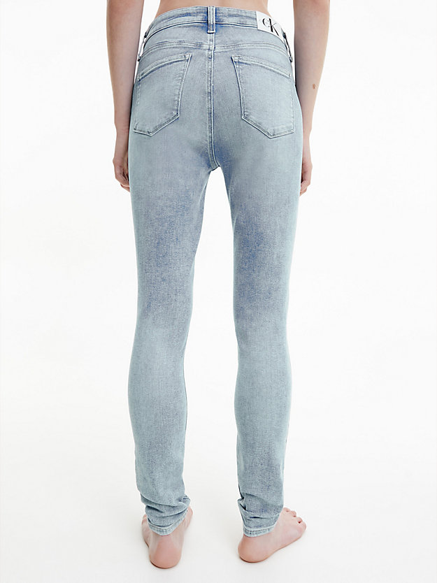 DENIM LIGHT High Rise Super Skinny Ankle Jeans für Damen CALVIN KLEIN JEANS