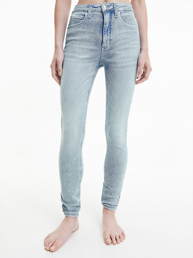 Denim Light High Rise Super Skinny Enkellange Jeans undefined dames Calvin Klein