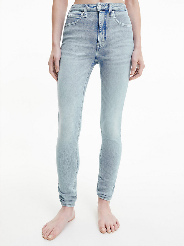 DENIM LIGHT High Rise Super Skinny Ankle Jeans for women CALVIN KLEIN JEANS