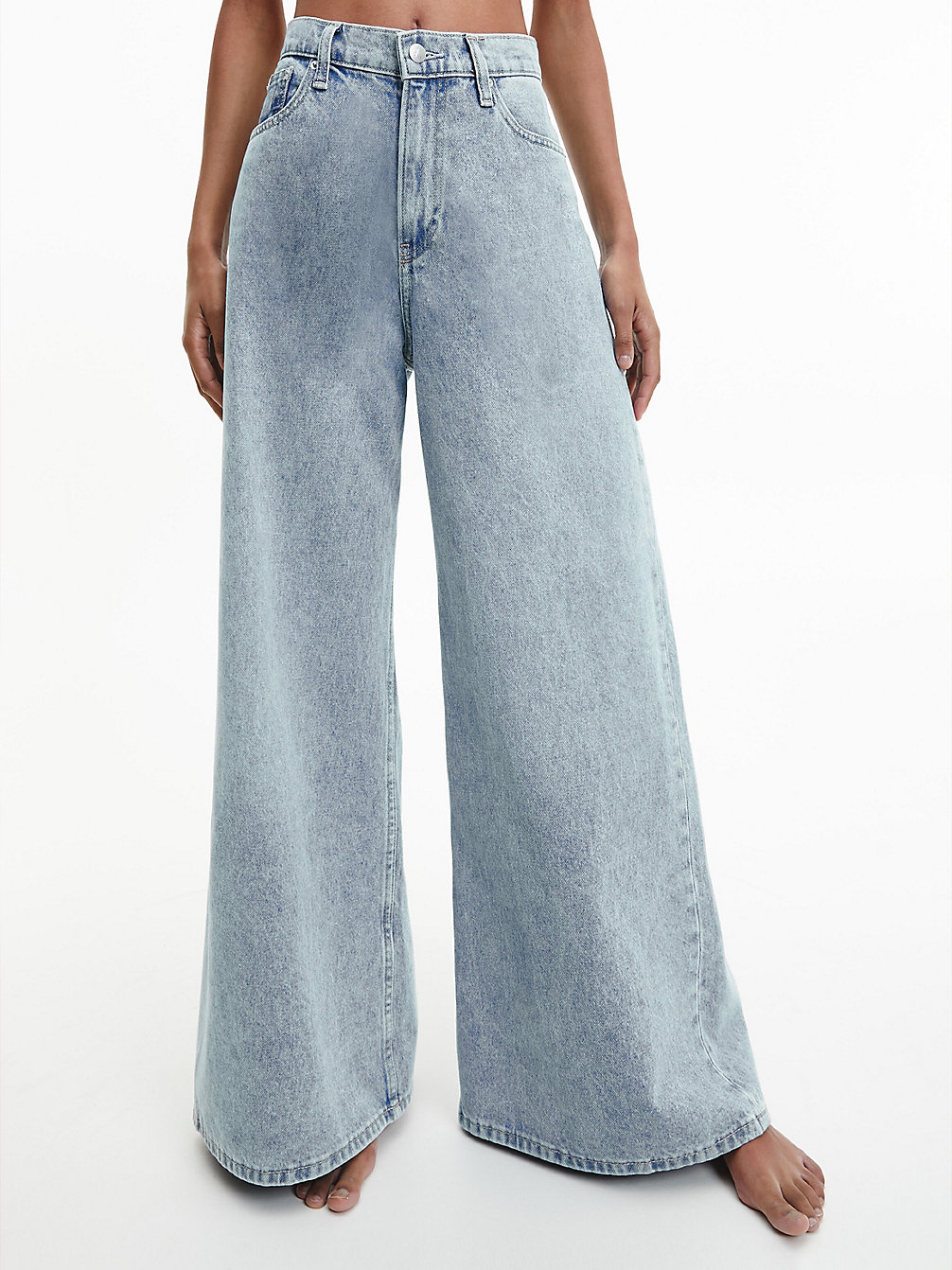DENIM LIGHT Low Rise Loose Jeans undefined dames Calvin Klein