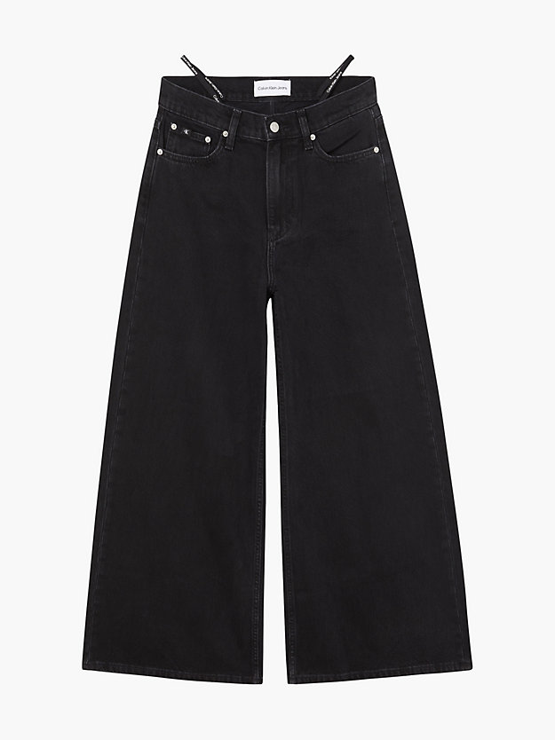 DENIM BLACK Low Rise Loose Jeans for women CALVIN KLEIN JEANS