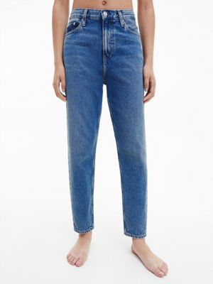 Calvin centr Klein Jeans Jean mom femme Ref - Entrega gratuita - Czapki  Calvin centr Klein Białe MODERN COTTON BRALETTE LIFT Cinza - 10 €,  CeprShops.pt !