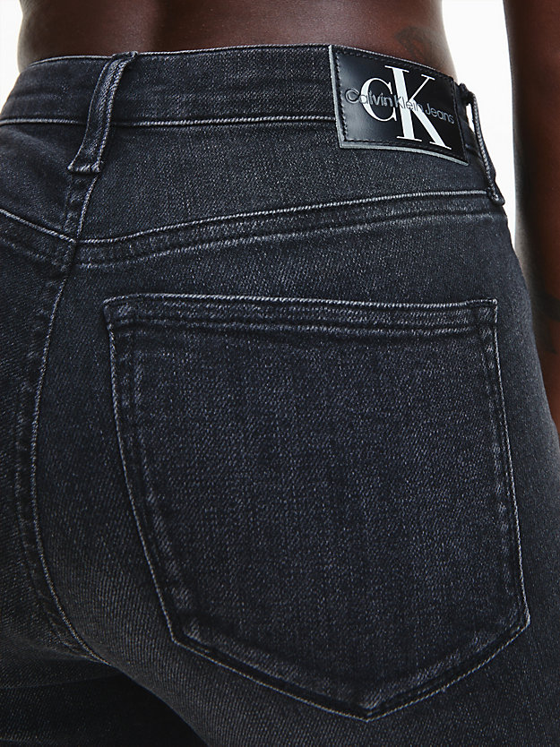 DENIM BLACK High Rise Super Skinny Jeans Tobilleros de mujer CALVIN KLEIN JEANS