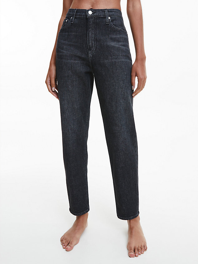 black mom jeans voor dames - calvin klein jeans