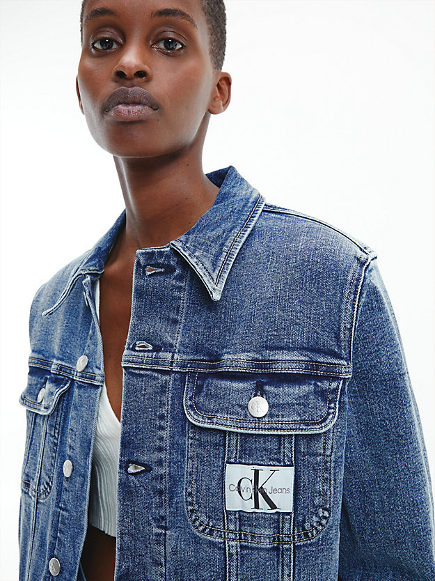 Introducir 32+ imagen calvin klein jeans jacket womens