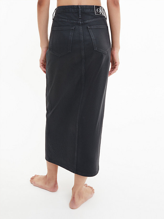 DENIM BLACK Jeansowa spódnica maxi z wysokim stanem dla Kobiety CALVIN KLEIN JEANS