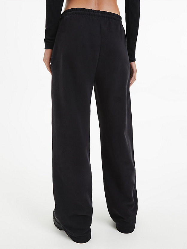 CK BLACK Relaxed Straight Joggers for women CALVIN KLEIN JEANS