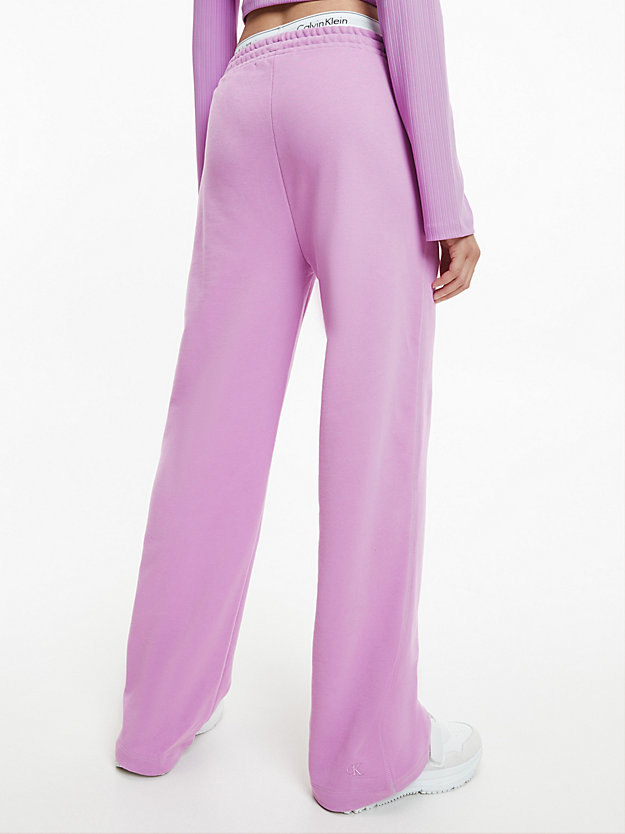 IRIS ORCHID Relaxed Straight Joggers for women CALVIN KLEIN JEANS