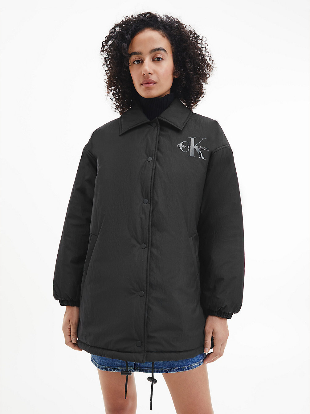 CK BLACK > Габаритная куртка-рубашка с наполнителем > undefined Женщины - Calvin Klein