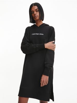 Relaxed Hooded Sweatshirt Dress Calvin Klein® | J20J220360BEH