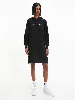 Relaxed Hooded Sweatshirt Dress Calvin Klein® | J20J220360BEH