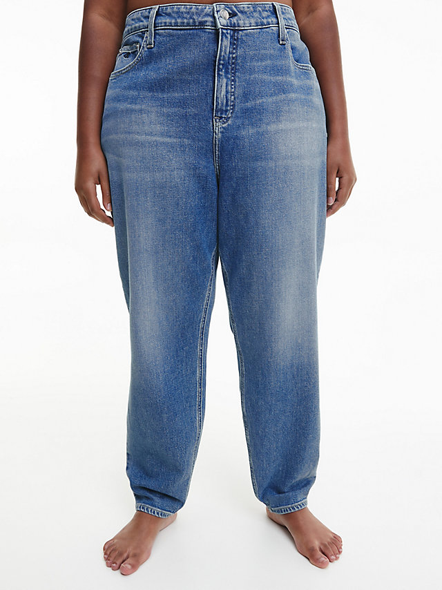 Denim Dark Plus Size Mom Jeans undefined women Calvin Klein