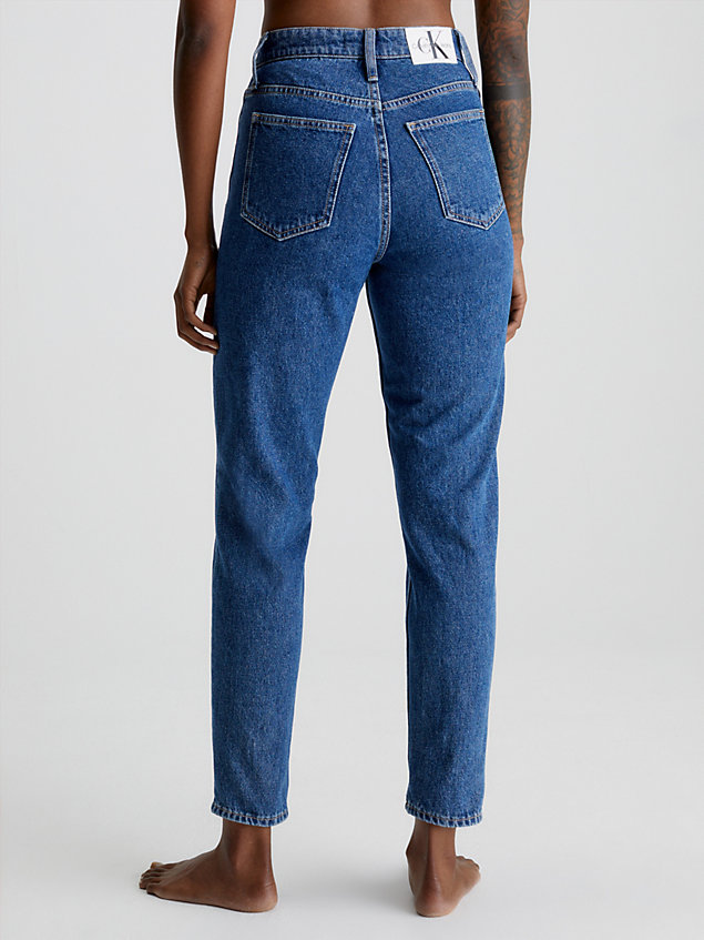 blue jeansy mom do kostki dla kobiety - calvin klein jeans