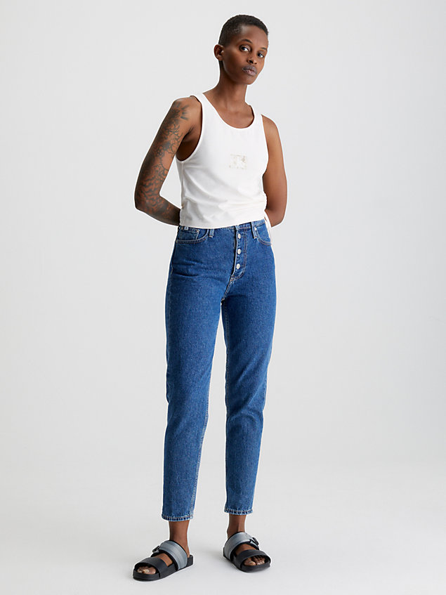 blue mom ankle jeans for women calvin klein jeans