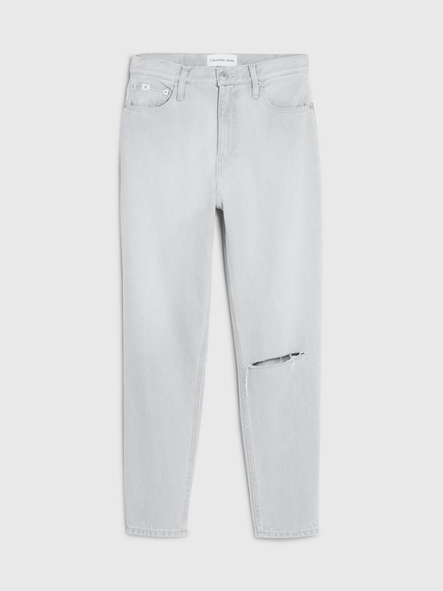 DENIM GREY Jeans tobilleros de mamá de mujer CALVIN KLEIN JEANS