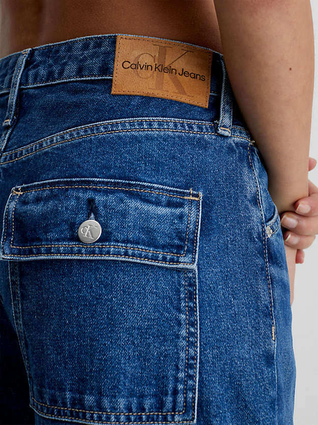 DENIM MEDIUM Jeans cargo dritti anni '90 da donna CALVIN KLEIN JEANS
