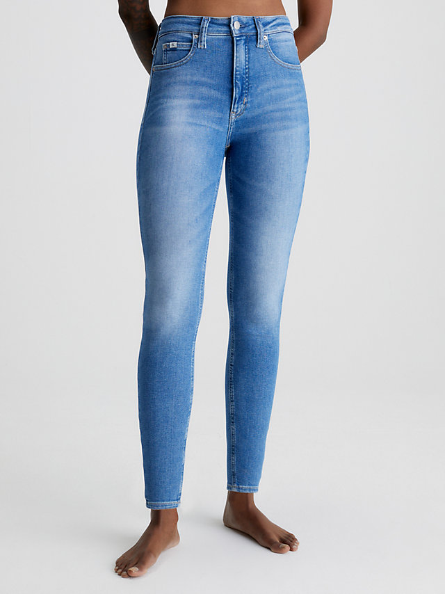 Denim Medium High Rise Super Skinny Ankle Jeans undefined Damen Calvin Klein