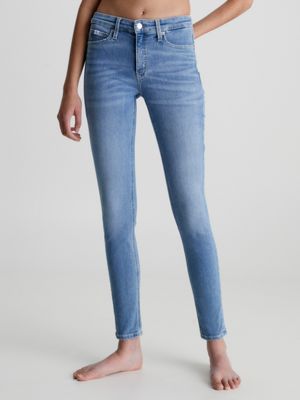 Calvin klein mid store rise skinny ankle jeans