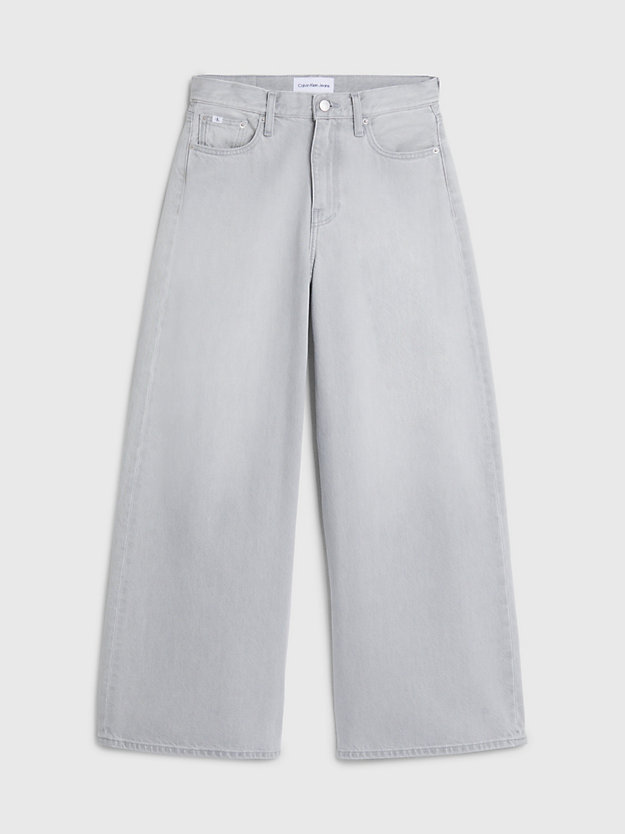 DENIM GREY Low Rise Loose Jeans voor dames CALVIN KLEIN JEANS
