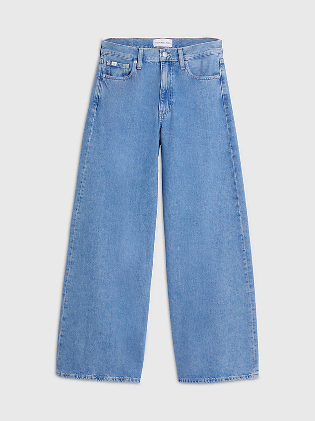 blue low rise loose jeans for women calvin klein jeans