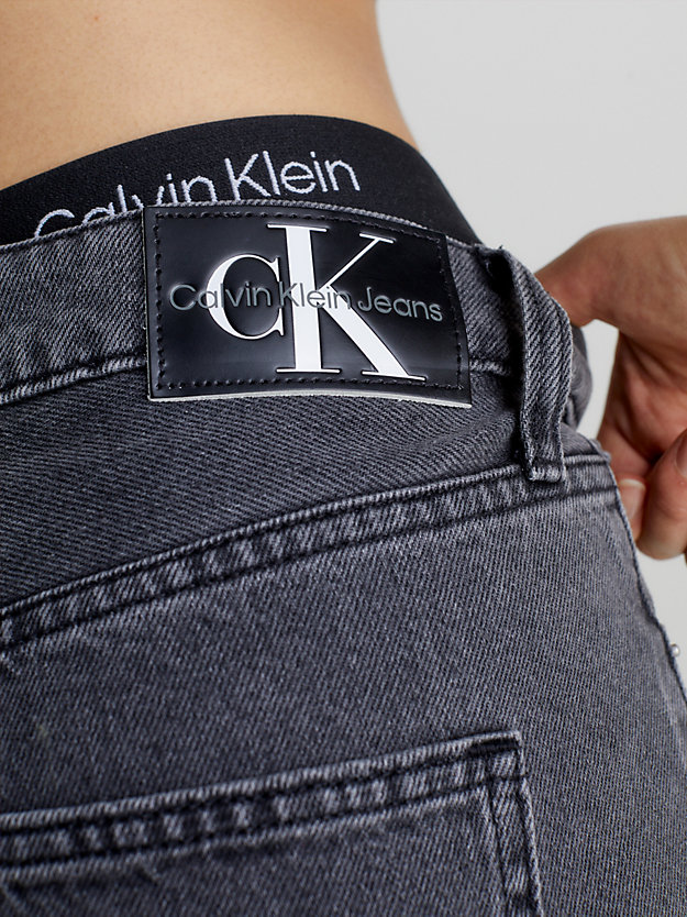 DENIM BLACK 90's Straight Jeans for women CALVIN KLEIN JEANS