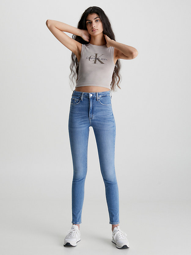 DENIM MEDIUM High Rise Skinny Jeans da donna CALVIN KLEIN JEANS