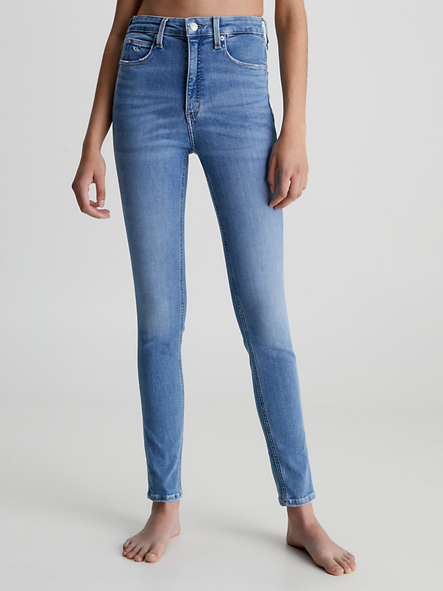Denim Medium High Rise Skinny Jeans undefined Damen Calvin Klein