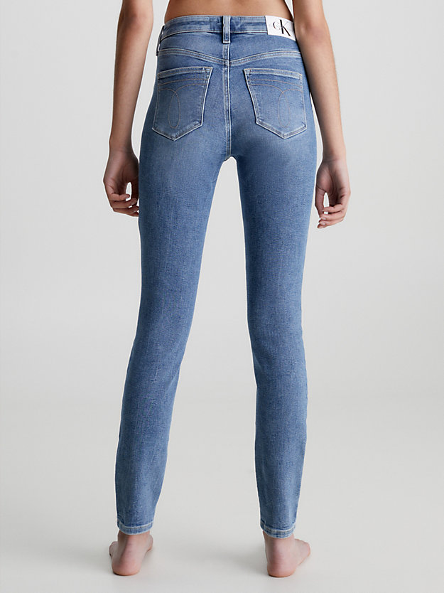 DENIM MEDIUM High Rise Skinny Jeans voor dames CALVIN KLEIN JEANS