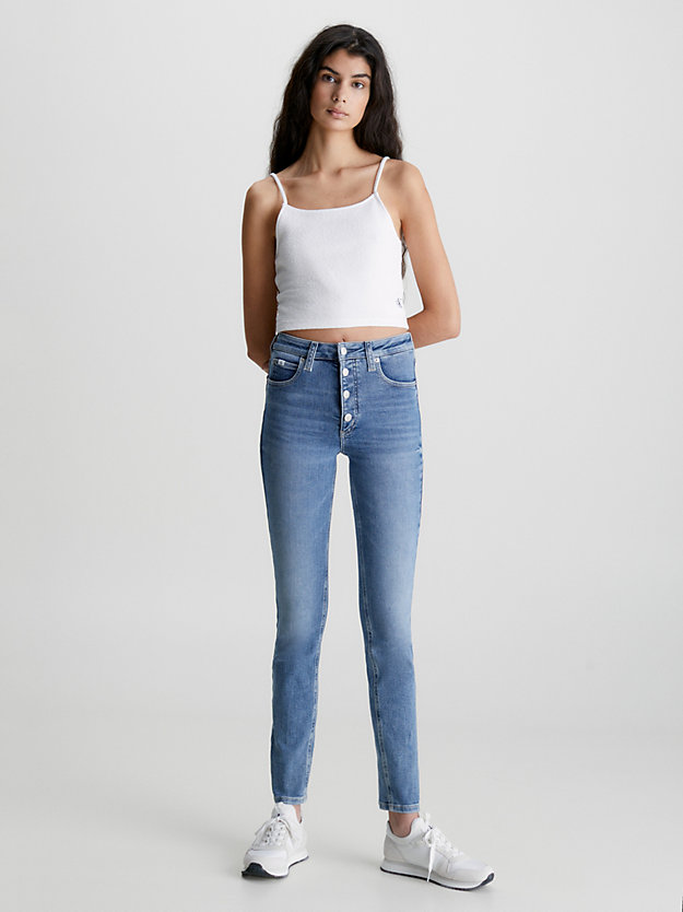 DENIM MEDIUM High Rise Skinny Jeans de mujer CALVIN KLEIN JEANS