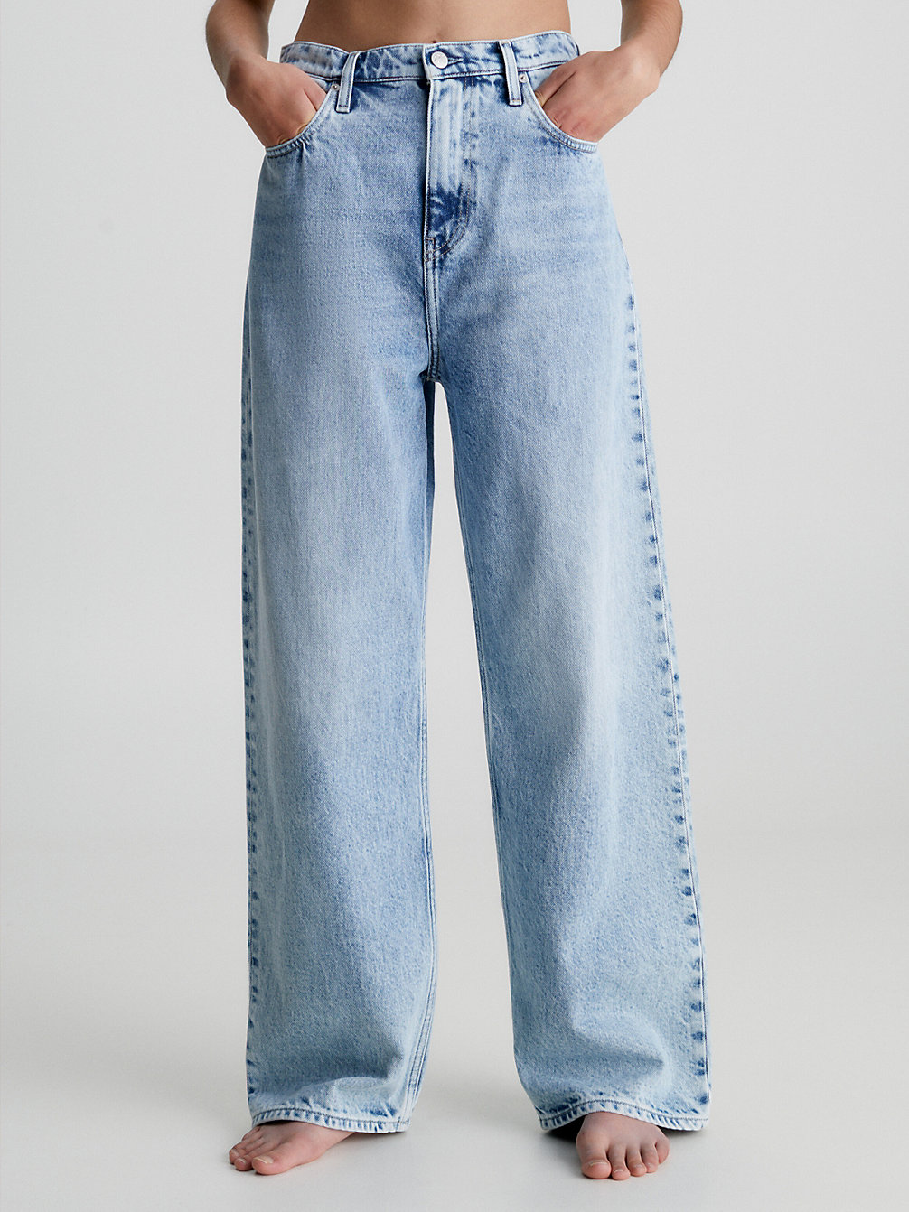 DENIM LIGHT > Jeansy High Rise Relaxed > undefined Kobiety - Calvin Klein