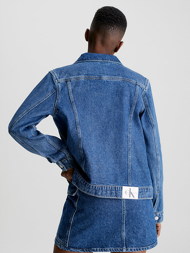 blue denim jacket for women calvin klein jeans