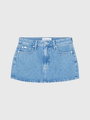 DENIM MEDIUM Denim Micro Mini Skirt for women CALVIN KLEIN JEANS