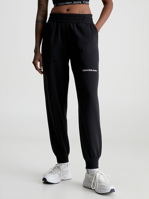 CK BLACK Relaxed Joggers for women CALVIN KLEIN JEANS