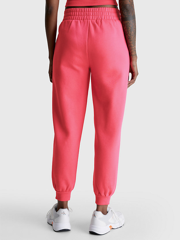 pantalón deportivo relaxed pink flash de mujer calvin klein jeans